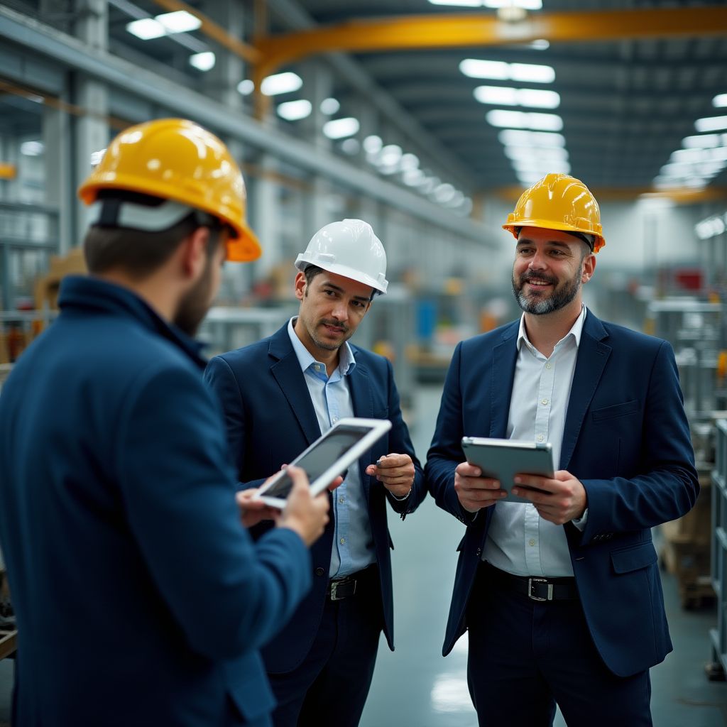 Sesión de trabajo en empresa cliente